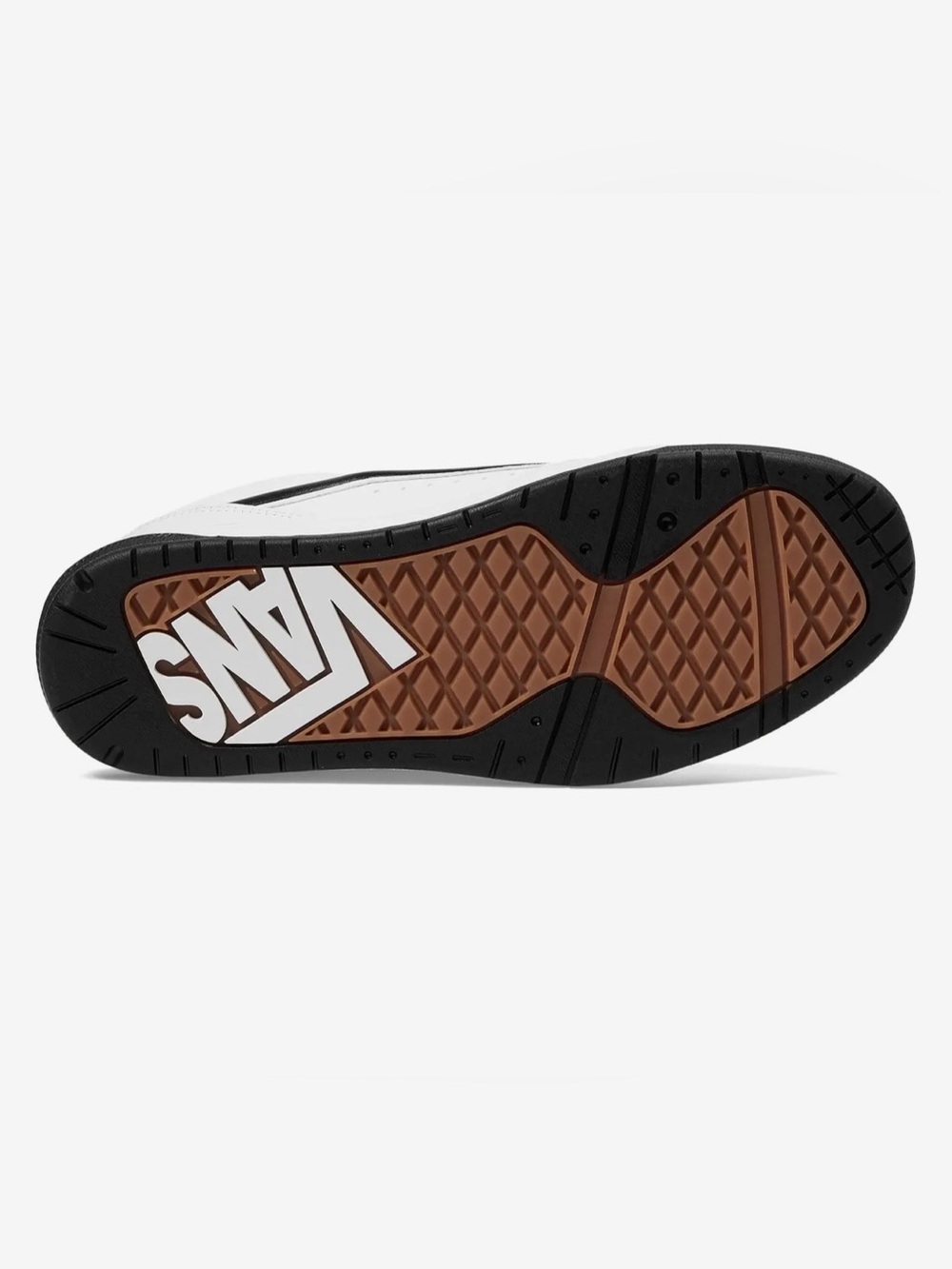 Hylane Vans White and Black Low-Top Athletic Sneakers - Picture 3 of 9